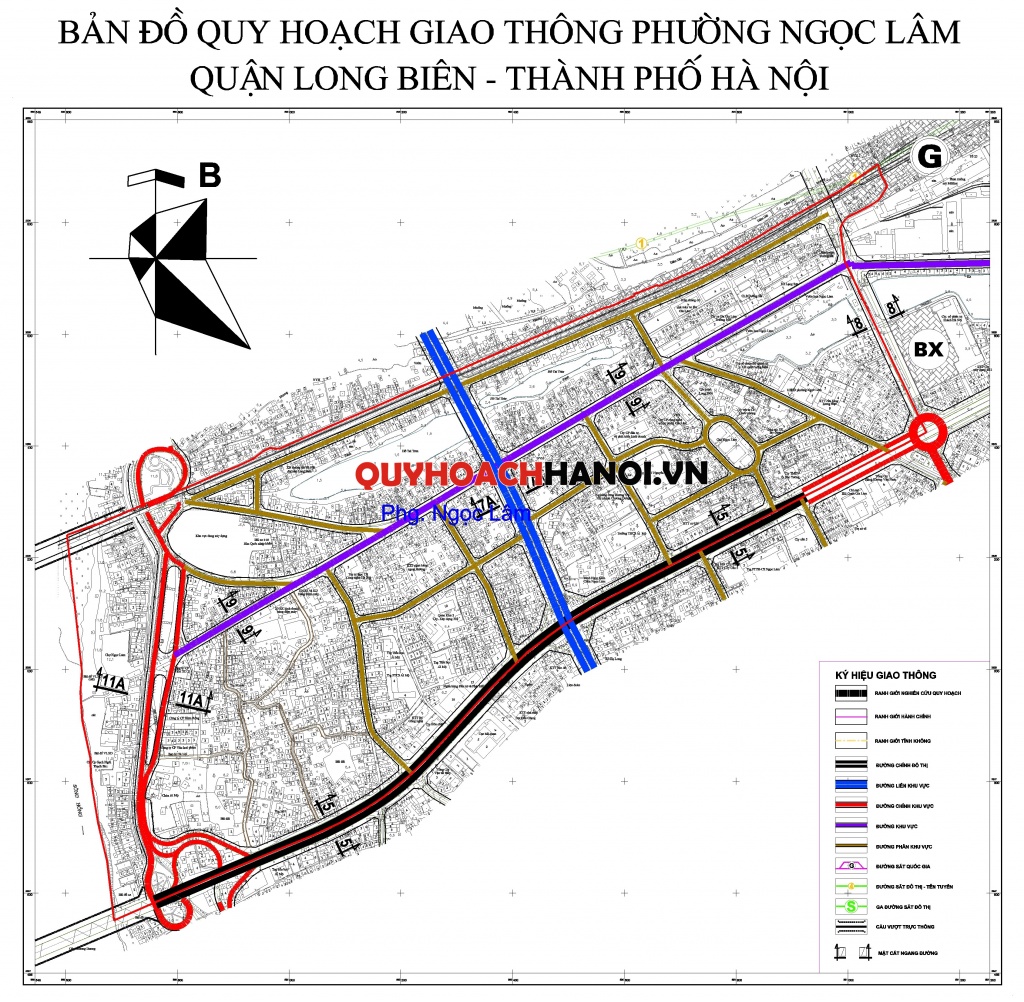Quy hoạch giao thông phường Ngọc Lâm