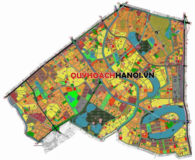 Bản đồ quy hoạch sử dụng đất phân khu H2-3
